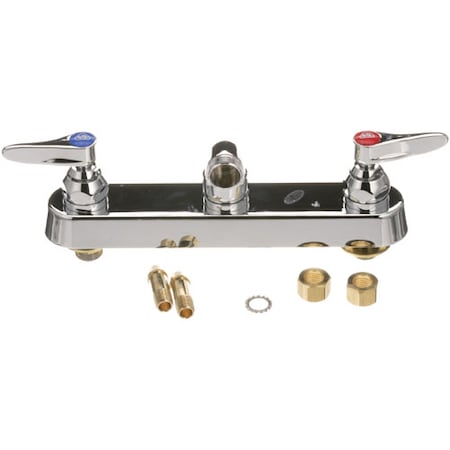 T&S Brass Faucet, Wall Mount - 8" Center B-1125-LN